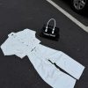 Set Denim-White