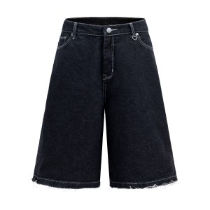 RAW DENIM SHORTS