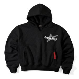 ASHEN HOODIE - BLACK