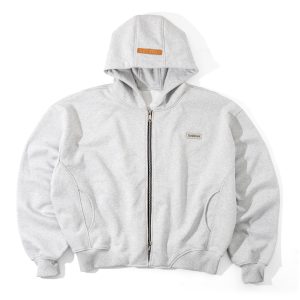 STATIC HOODIE ZIP - MELANGE