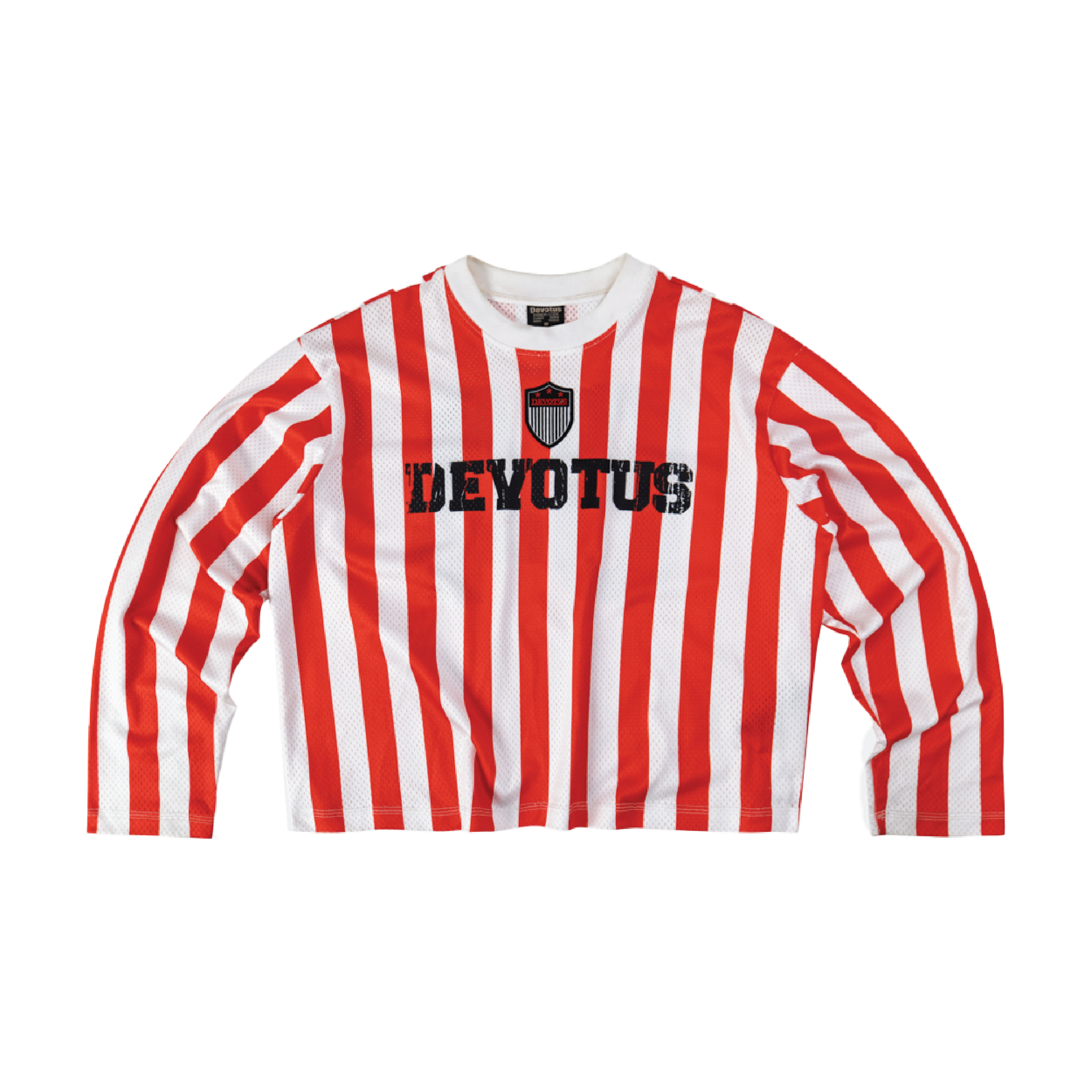 DEVOTUS RED MESH JERSEY LONGSLEEVE
