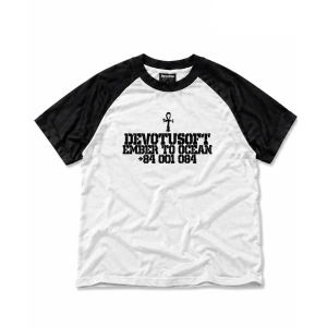 BABY TEE RAGLAN - TRẮNG